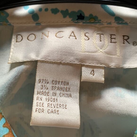 𝅺Doncaster‎ Paisley Print Denim Style Jacket - Picture 11 of 11